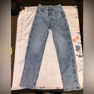 American Eagle Outfitters Light Blue Straight Leg Jeans